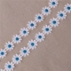 12 синих и белых цветов