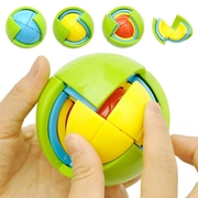 Câu đố bóng 3D mê cung bóng lắp ráp chính tả chèn khối bé đồ chơi giáo dục cho trẻ em