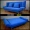 Đơn giản sofa căn hộ nhỏ trải giường đôi sofa có thể gập lại lười biếng sofa vải sofa giường 1,8 m ba - Ghế sô pha