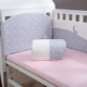 Bộ đồ giường cotton bốn mảnh kiểu Pháp cho trẻ em - Túi ngủ / Mat / Gối / Ded stuff