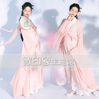 1931 mới bụng lớn phụ nữ mang thai retro váy Trung Quốc phong cách nghệ thuật mẫu quần áo ảnh studio ảnh cổ tích không khí váy - Áo thai sản quần áo bầu