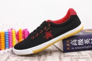 Shandong Lutai mùa hè giày thoáng khí màu đen giày võ thuật sneakers thấp để giúp giày lưới nam và nữ giày chạy