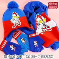 Флисовый шарф, перчатки