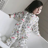 Летний хлопковый марлевый спальный мешок для младенца, детская пижама