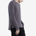 [Ly dị] thiết kế ban đầu màu rắn len retro vòng cổ loose áo len cơ sở cơ sở knit T-Shirt Áo len