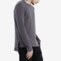 [Ly dị] thiết kế ban đầu màu rắn len retro vòng cổ loose áo len cơ sở cơ sở knit T-Shirt shop áo hoodie nam