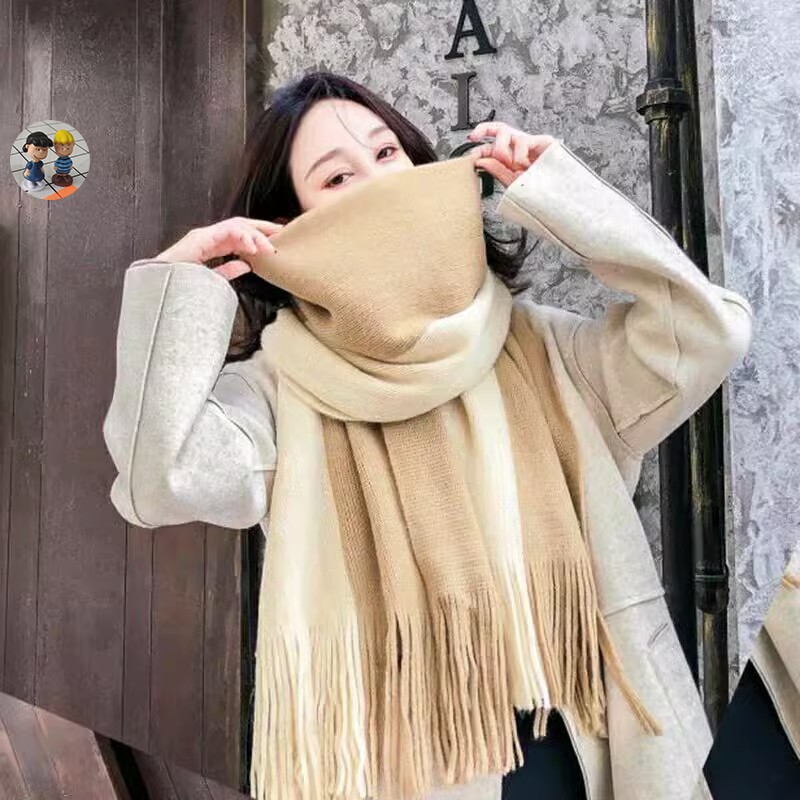 Half and half khaki and beige