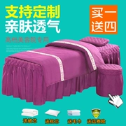 Vẻ đẹp cơ thể trải giường bốn bộ Châu Âu cao cấp bộ giường cotton massage trị liệu đặc biệt sản phẩm giường đặc biệt