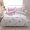 Lưới tươi mát và đáng yêu bởi một chiếc giường bốn mảnh dệt mùa hè nhà 1,5 m 1,8 ký túc xá sọc hồng