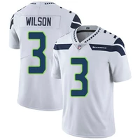 NFL rugby bóng phù hợp với Seattle Seahawks Seahawks 3 WILSON thế hệ thứ hai huyền thoại thêu jersey Quả bóng bầu dục