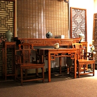 Шесть -части четыре -купюр четырех -части восемь -насыпающихся стола Тай Ши стул китайский стиль корпус с твердыми деревянными полосками для столов xuangan table