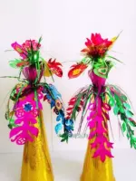 Shengjinjian Paper Tower Tube маленькая плюс круглый дно и цветок башни