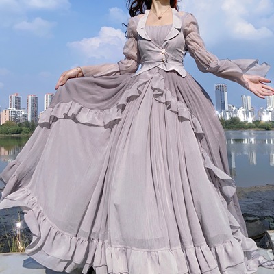 taobao agent Genuine design retro dress, Lolita style