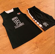 Đồng phục bóng rổ Drew League tùy chỉnh nam phù hợp với tự làm áo sinh viên cá tính người qua đường đội Wang in quần áo vest nữ