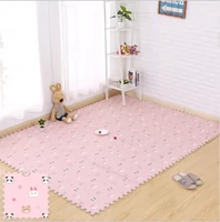 Bọt sàn mat phòng ngủ nhà sàn lớn mat khâu 60x60 bọt biển trẻ em câu đố bò thảm xốp vân gỗ