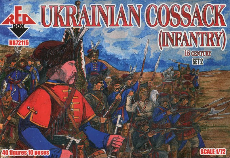 [REDBOX 72115 1/72 Ukrainian Cossack (Infantry) Set 2]