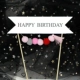 Sika hươu phụ kiện trang trí bánh nhỏ trang trí cắm chúc mừng sinh nhật bé tiệc tráng miệng bàn ăn lên lưới màu đỏ - Trang trí nội thất