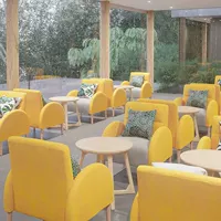 Cửa hàng trà kết hợp ghế đơn giản đàm phán nướng bàn ghế nội thất ăn uống hiện đại tráng miệng sofa cafe giải trí - FnB Furniture bàn chữ z