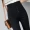 Phiên bản Hàn Quốc của quần legging đen lưng cao, quần thun nữ có phần eo thon, mỏng, rộng cỡ chân bút chì và quần dài - Khởi động cắt