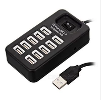 Bộ chia USB một kéo mười phần mở rộng máy tính xách tay 2.0 đa giao diện trung tâm chuyển đổi trung tâm otg - USB Aaccessories quạt mini để bàn làm việc