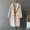 Áo khoác len KEEP nữ dài phần phiên bản Hàn Quốc 2018 mới mùa thu đông mới thời trang kẻ caro màu len lông thủy triều áo khoác măng tô nữ hàn quốc