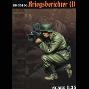 1 35 người lính nhựa mô hình Kriegsberichter1 gói GK mô hình trắng tay để làm nhiếp ảnh gia Thế chiến II 212 - Capsule Đồ chơi / Búp bê / BJD / Đồ chơi binh sĩ