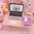 Giường màu hồng bàn laptop trường đại học ký túc xá có thể gập lại bàn viết đa năng - Bàn Bàn