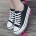 2017 hoang dã giày thường giày thể thao của phụ nữ giày trắng giày vải dày nữ sinh viên Hàn Quốc phiên bản của Harajuku ulzzang Plimsolls