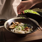 Sáng tạo Nhật Bản hộ gia đình bộ đồ ăn gốm bát súp bát đặc sản nhà hàng ramen bát công suất lớn xô thịt bò mì bát
