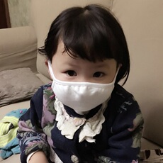 Марлевая повязка 儿童秋冬口罩加厚纯棉无刺激超舒适防尘保暖防寒棉布高弹女童宝宝