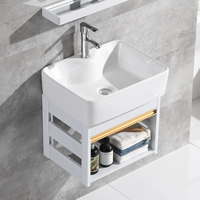 Мелкий и средний мини -шампунь, вода для мытья, алюминиевая настенная балкон -туалет, комбинация шкафа для ванной комнаты в ванной комнате