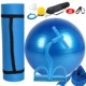 Синяя подушка йоги+мяч+растягиватели+растяжка