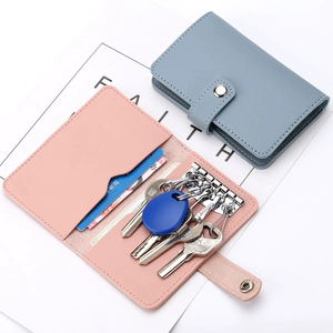 Đa chức năng túi chìa khóa của phụ nữ Hàn Quốc sáng tạo túi chìa khóa nam dễ thương mini bag purse gói thẻ hai trong một