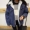 Mùa thu và mùa đông mới denim dày lông cừu áo khoác nữ phiên bản Hàn Quốc của áo khoác ngắn và nhung cotton hoang dã áo kiểu trung niên u50