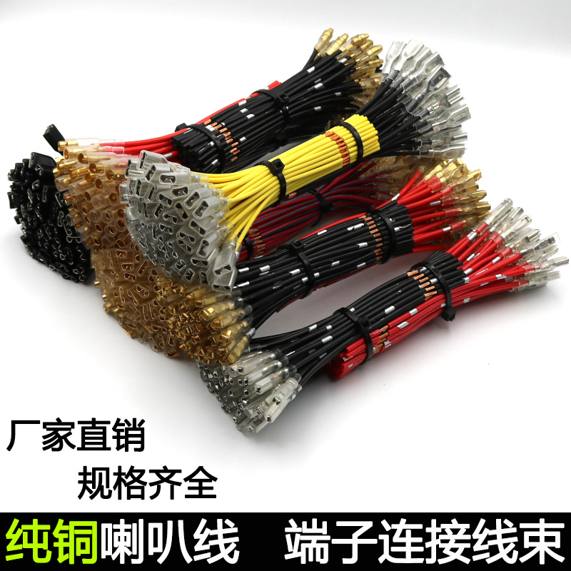 Xe nói chung nhập khẩu đồng nguyên chất xe đặc biệt ốc còi dây chèn cắm kết nối thiết bị đầu cuối đường kết nối