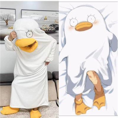 taobao agent Funny flannel bathrobe, doll, pijama, duck down, couple clothing for lovers