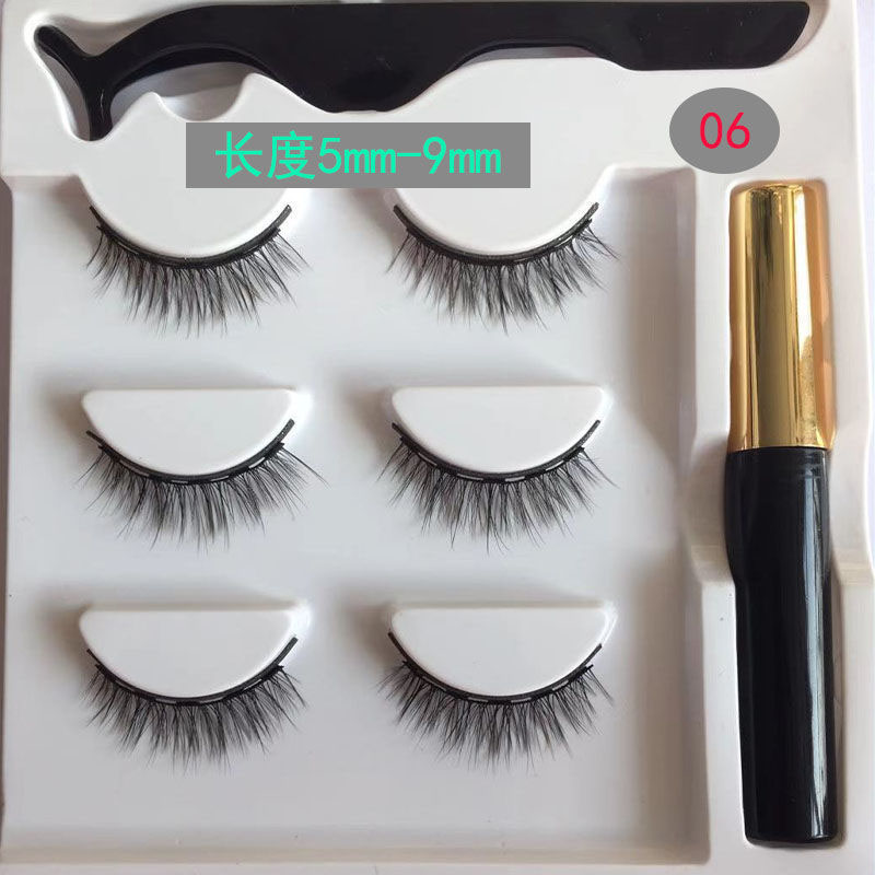 006&4Mm-10mmTiktok Kwai Fu have cash less than that is registered in the accounts Magnet Liquid Eyeliner Glue free False eyelashes magnetic Self adhesive Two seconds grafting natural thick