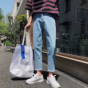 Chín quần jeans nam phiên bản Hàn Quốc của phong cách lỏng lẻo hoang dã phong cách Harajuku bf9