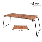 TNR Outdoor Self -Driving Tour Camping Compity Wood Zebra Wood Commoncepling Toble может сложить пляжный стол для барбекю