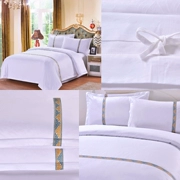 Bộ đồ giường khách sạn satin jacquard in chất lượng bông mã hóa chăn bông trải giường nhà máy trực tiếp snap - Quilt Covers