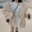 Áo bà bầu mùa hè 2019 phiên bản mới của Hàn Quốc phần dài tay ngắn áo thun đáy quần sơ mi cổ tròn áo bà bầu thủy triều - Áo thai sản