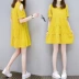 Áo dài mùa hè châu Âu mới dành cho nữ phiên bản Hàn Quốc 2018 rộng kích cỡ đã mỏng quây dài đoạn Một chiếc váy trẻ em chữ - A-Line Váy A-Line Váy