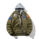 NASA chung áo khoác nam phi hành gia dày dặn phi công áo khoác cặp đôi thương hiệu hợp thời trang xuân thu đông quần áo đệm bóng chày