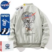 Áo khoác chung của NASA mùa xuân và mùa thu mới của Mỹ thủy triều thương hiệu đồng phục bóng chày nam và nữ cặp đôi ma1 Áo khoác phi công của Lực lượng Không quân