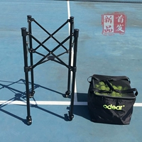 Теннисная мобильная транспортная машина складывание портативной из нержавеющей стали Canvas Tennis Coaching Training Training Training Tennis Frame Box
