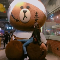 Búp bê khổng lồ sang trọng 3 m Brown Bear 2 m mall mở cửa hàng tuyển dụng gấu bông lớn 2,5 m - Đồ chơi mềm bạch tuộc cảm xúc size lớn