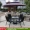 Bàn ghế sắt ngoài trời gấp Teslin giải trí bàn ghế ban công bàn cà phê sân vườn bàn ngoài trời và ghế ô kết hợp bộ đồ nội thất