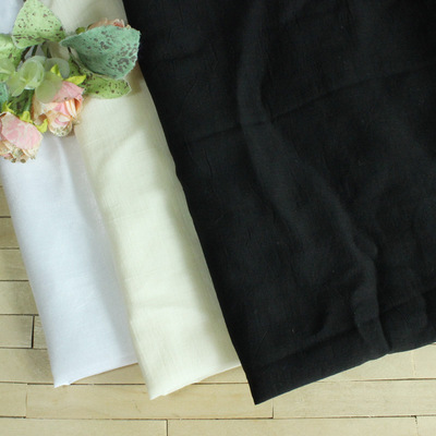 taobao agent Black white thin cotton bamboo cloth, doll, handmade