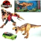 Mattel Tyrannosaurus Rex Kỷ Jura Bộ Phim Khủng Long Đồ Chơi Thế Giới 3 Cuộc Thi Giganotosaurus Velociraptor Bull Tyrannosaurus GCT95