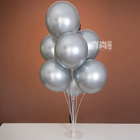 Металлический серебряный воздушный шар, 1 шт